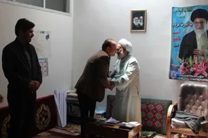 ديدار مدیریت وكاركنان شبكه بهداشت ودرمان شهرستان چاراویماق باامام جمعه  این شهرستان