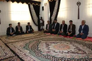 دیدار با خانواده معظم شهداء کارکنان شبکه بهداشت ودرمان شهرستان چاراویماق 
