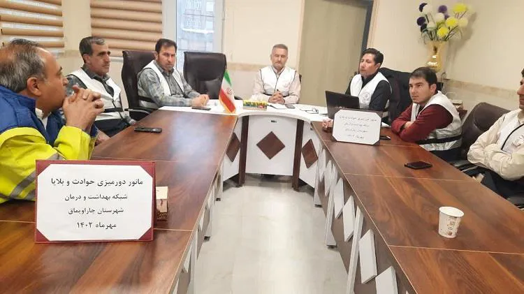 برگزاری مانور دور میزی زلزله 