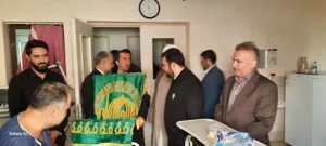 به مناسبت دهه کرامت بیمارستان امیرالمومنین( ع) چاراویماق معطر به حضور خادمان حرم رضوی شد