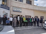 بیمارستان امیرالمومنین(ع) چاراویماق معطر به حضور خادمان حرم رضوی شد.