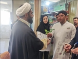 حضور اعضای شورای تامین شهرستان در بیمارستان امیرالمومنین (ع) چاراویماق به مناسبت روز پرستار