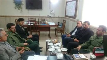 جلسه هم اندیشی مسئولین شبکه بهداشت ودرمان با سپاه ناحیه چاراویماق 